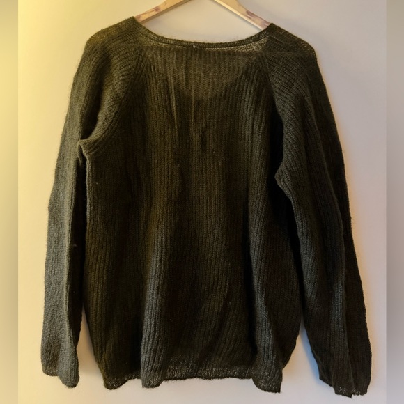 Max Mara Leisure Fresis V-Neck Sweater - Brown (M/L) - Picture 2 of 3